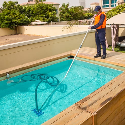 Swimming pool service photo